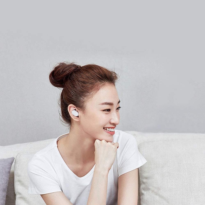 Xiaomi - Plně bezdrátová sluchátka Bluetooth bílá