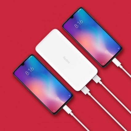 Xiaomi - Power Bank 20000 mAh Redmi 18W bílá