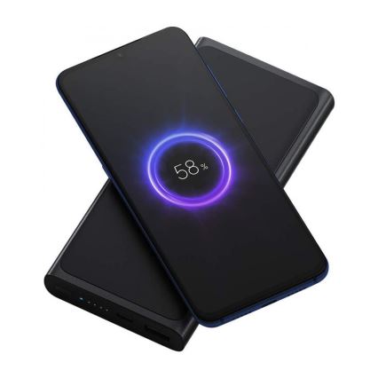 Xiaomi - Power Bank s bezdrátovým nabíjením 10000 mAh černá