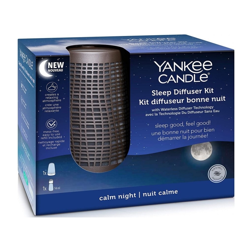 Yankee Candle - Aroma difuzér pro klidný spánek CALM NIGHT 14 ml