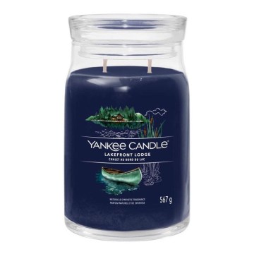 Yankee Candle - Vonná svíčka LAKEFRONT LODGE velká 567g 60-90 hod.
