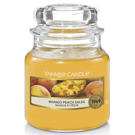 Yankee Candle - Vonná svíčka MANGO PEACH SALSA malá 104g 20-30 hod.