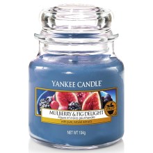 Yankee Candle - Vonná svíčka MULBERRY & FIG DELIGHT malá 104g 20-30 hod.