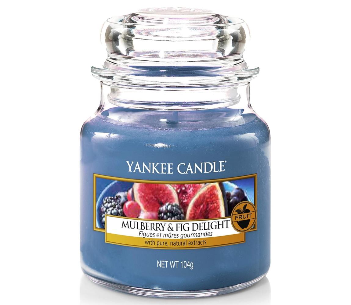 Yankee Candle Yankee Candle - Vonná svíčka MULBERRY & FIG DELIGHT malá 104g 20-30 hod. YC0034