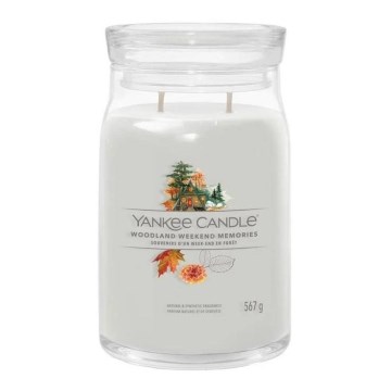 Yankee Candle - Vonná svíčka WOODLAND WEEKEND MEMORIES velká 567g 60-90 hod.