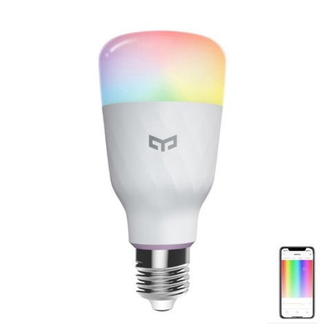 Yeelight - LED RGB Stmívatelná žárovka E27/8,5W/230V 1700-6500K Wi-Fi