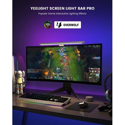 Yeelight - LED RGB Stmívatelné osvětlení monitoru LED/10W/230V IP50 CRI 95 + dálkové ovládání