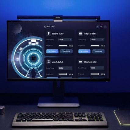 Yeelight - LED RGB Stmívatelné osvětlení monitoru LED/10W/230V IP50 CRI 95 + dálkové ovládání