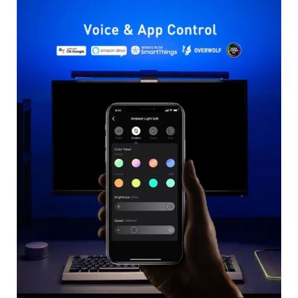 Yeelight - LED RGB Stmívatelné osvětlení monitoru LED/10W/230V IP50 CRI 95 + dálkové ovládání
