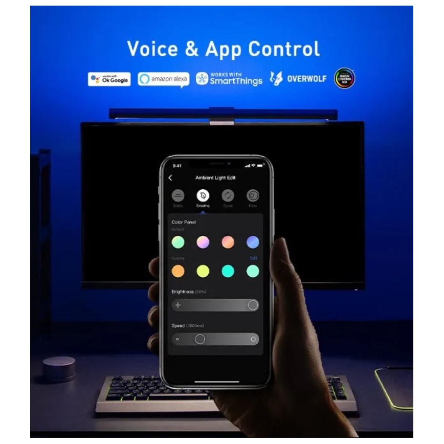 Yeelight - LED RGB Stmívatelné osvětlení monitoru LED/10W/230V IP50 CRI 95 + dálkové ovládání