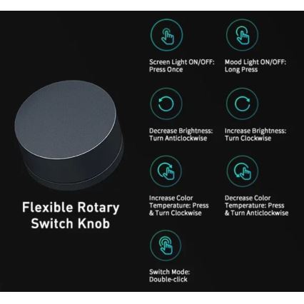 Yeelight - LED RGB Stmívatelné osvětlení monitoru LED/10W/230V IP50 CRI 95 + dálkové ovládání