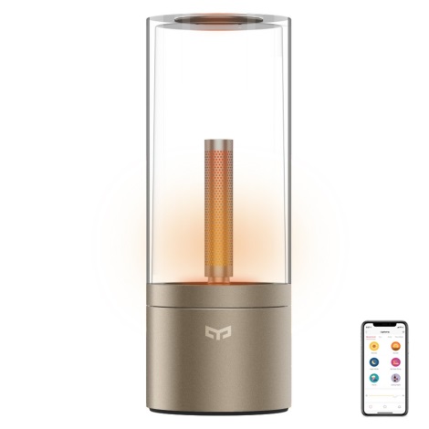 Yeelight - LED Stmívatelná stolní lampa CANDELA LED/6,5W/5V 2100 mAh Bluetooth
