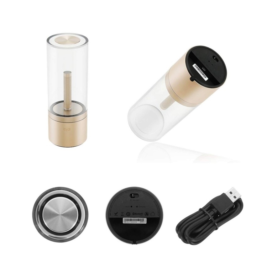 Yeelight - LED Stmívatelná stolní lampa CANDELA LED/6,5W/5V 2100 mAh Bluetooth