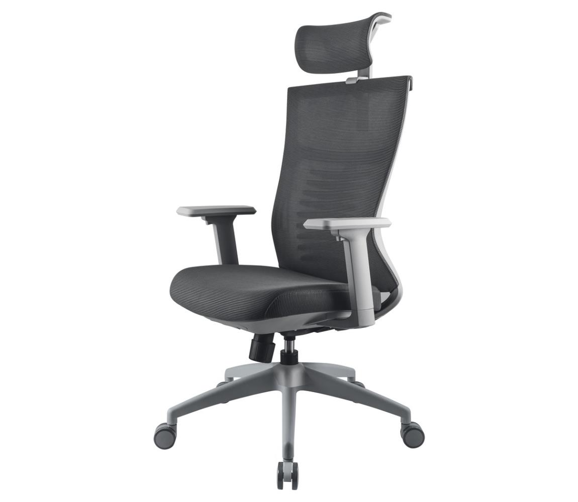 Yenkee Yenkee - Kancelářská židle černá/šedá FT0606