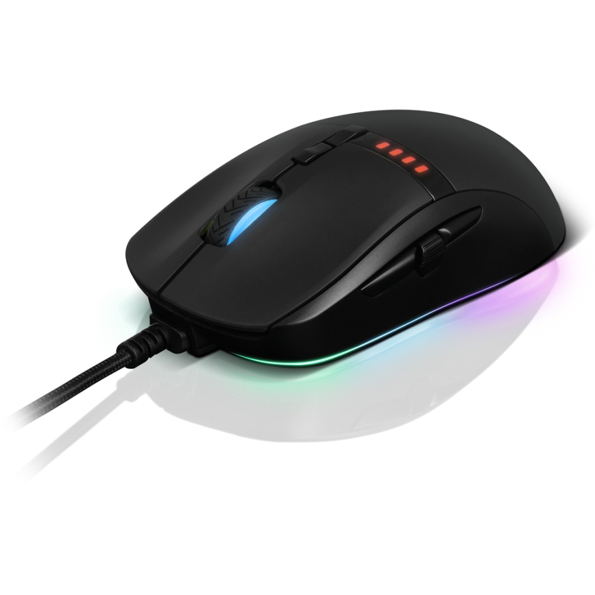 Yenkee - LED RGB Herní myš 5000 DPI 9 tlačítek černá