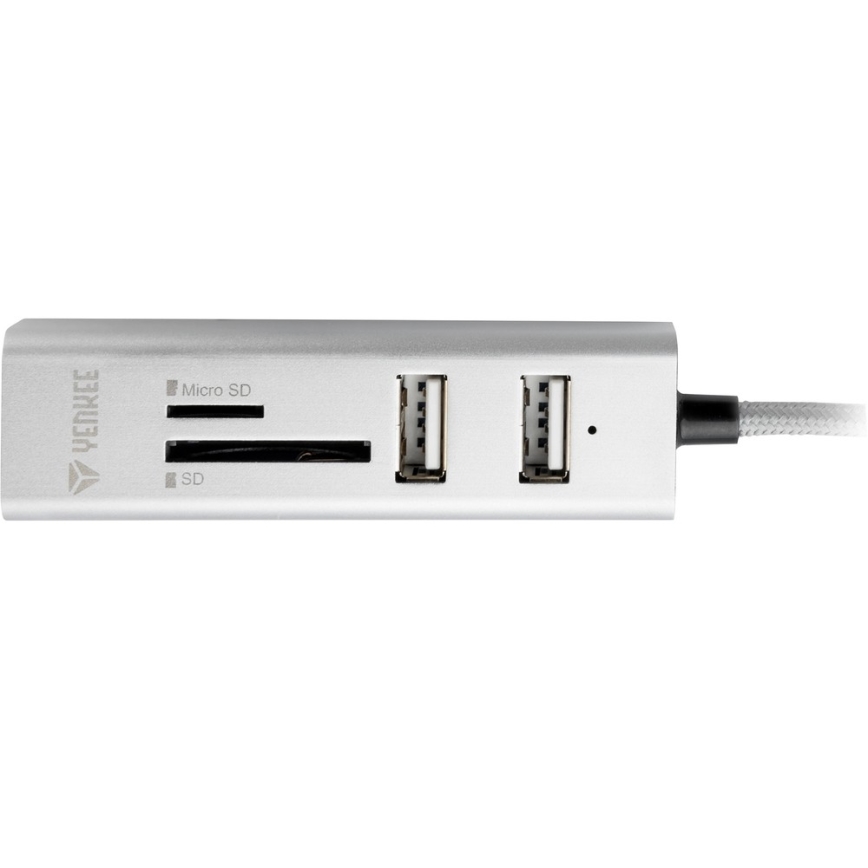 Yenkee - USB Rozbočovač 2.0 a OTG a čtečka karet