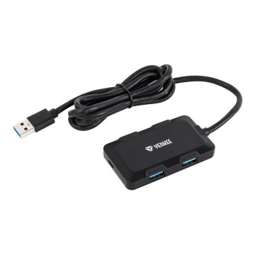 Yenkee - USB Rozbočovač 4xUSB 3.0 černá