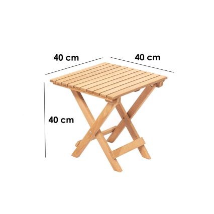 Zahradní stolek 40x40 cm buk