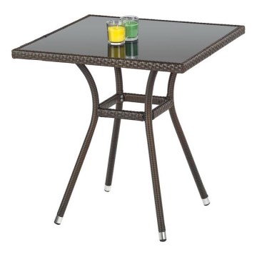 Zahradní stůl MOBIL 74x70 cm hnědá