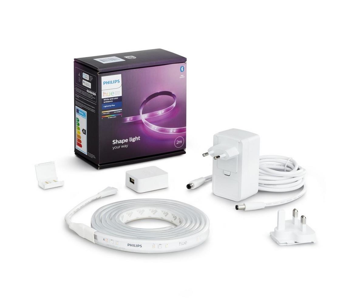 Philips Hue Hue LED Pásek White and Color Ambiance Lightstrips plus Philips BT 8718699703424 25W 1600lm 2000-6500K RGB, 2 m