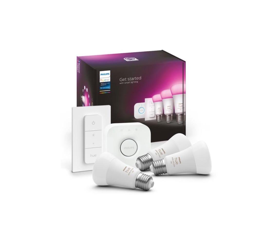 Philips Základní sada Philips Hue WACA 3xE27/9W 2000-6500K + zařízení k propojení P4648