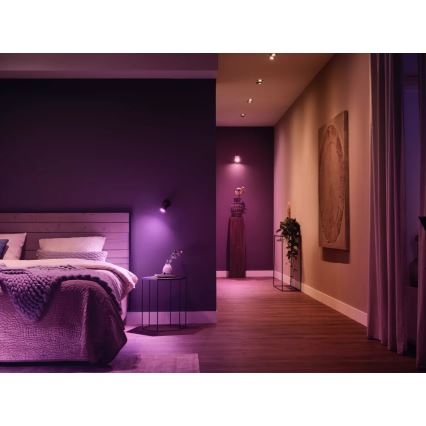Základní sada Philips Hue WHITE AND COLOR AMBIANCE 3xGU10/4,2W 2000-6500K + zařízení k propojení