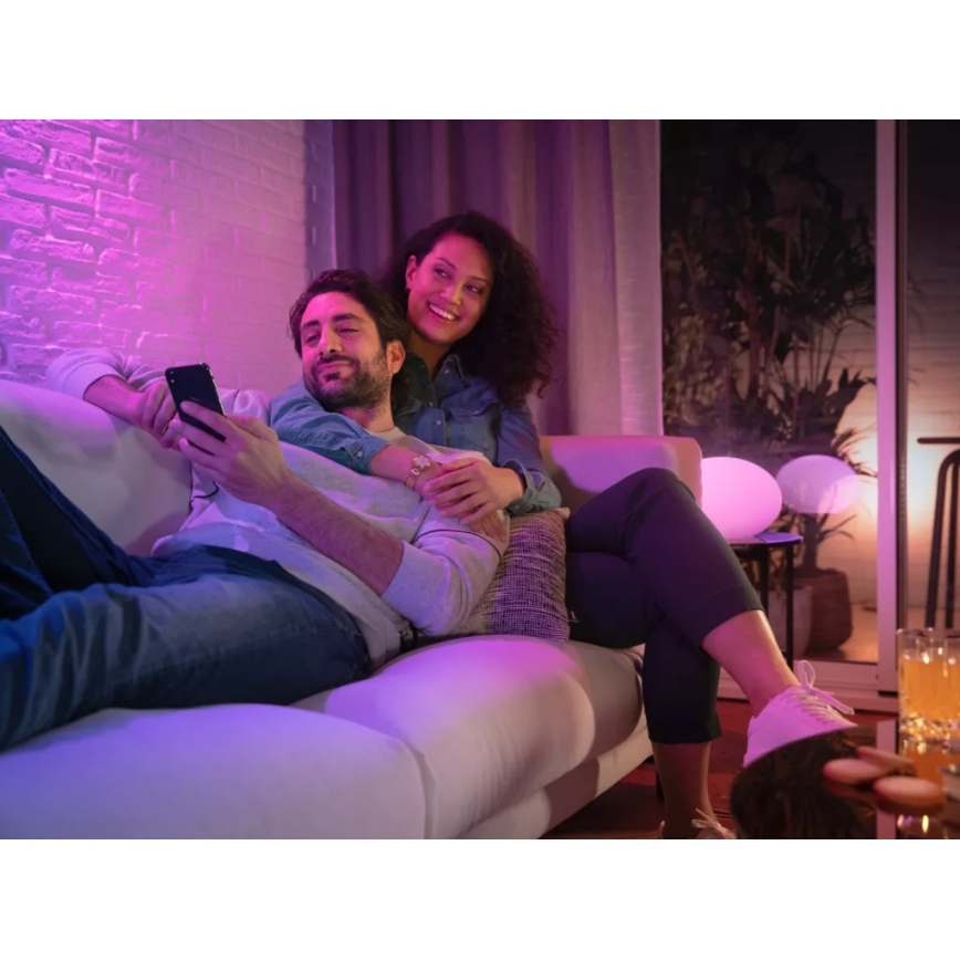 Základní sada Philips Hue WHITE AND COLOR AMBIANCE 3xGU10/4,2W/230V 2200-6500K + Hue bridge