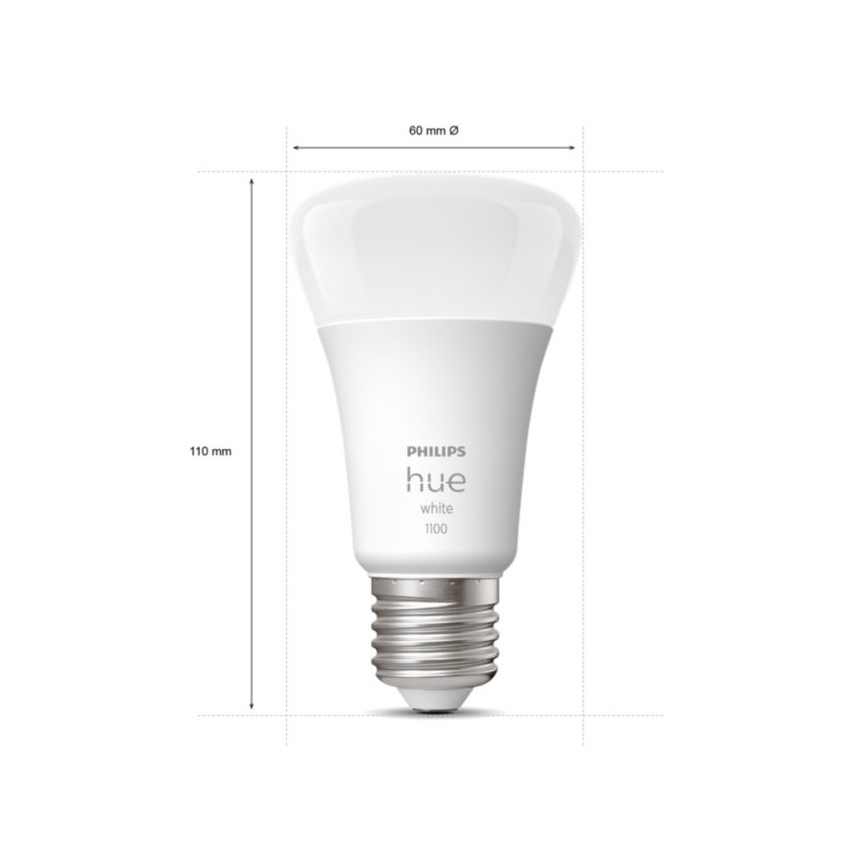 Základní sada Philips Hue WHITE 3xE27/9,5W 2700K + zařízení k propojení