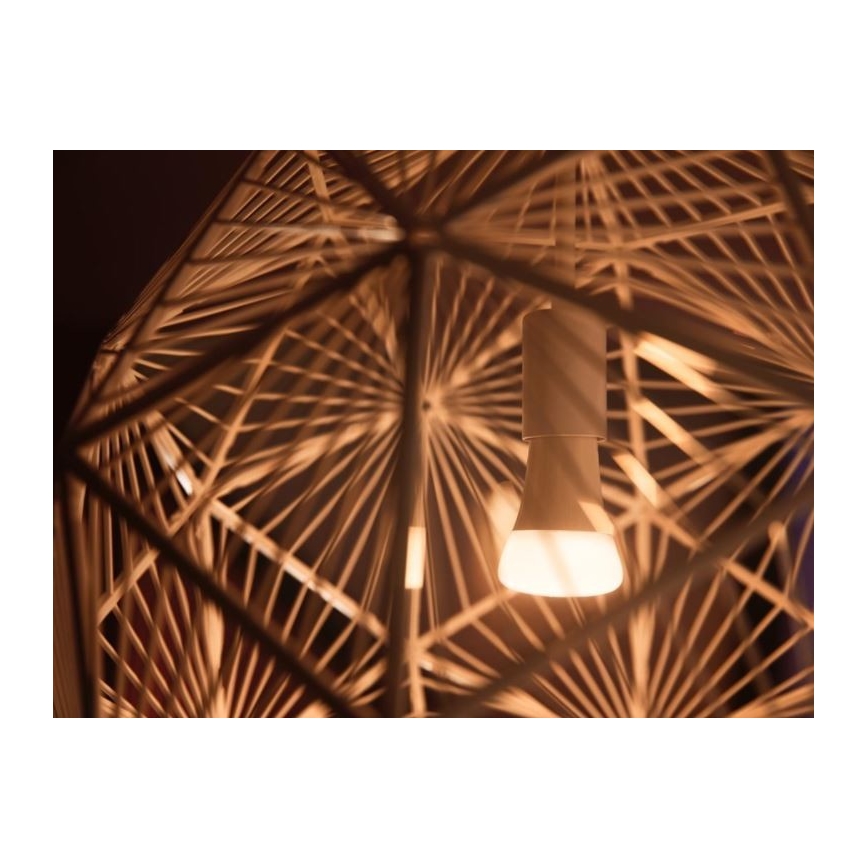 Základní sada Philips Hue WHITE AMBIANCE 2xE27/8W/230V + Hue bridge a dimmer switch