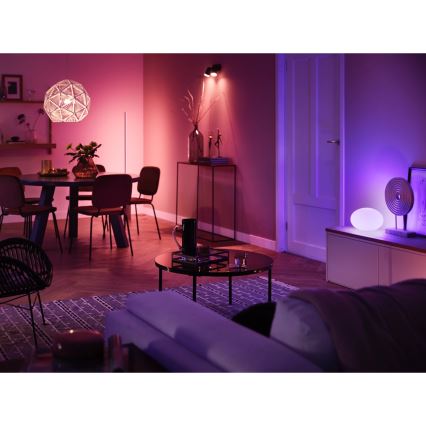 Základní sada Philips Hue WHITE AND COLOR AMBIANCE 2xE27/9W/230V 2200-6500K + chytrá zásuvka, Hue bridge a dimmer switch