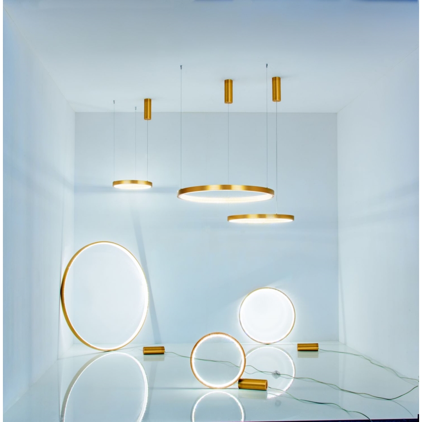 Zambelis 2006 - LED Stmívatelný lustr na lanku LED/36W/230V zlatá