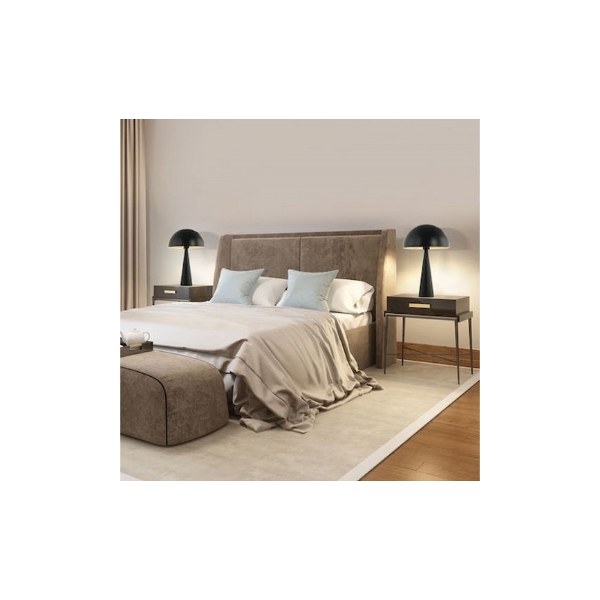 Zambelis 20210 - Stolní lampa 1xE27/25W/230V černá