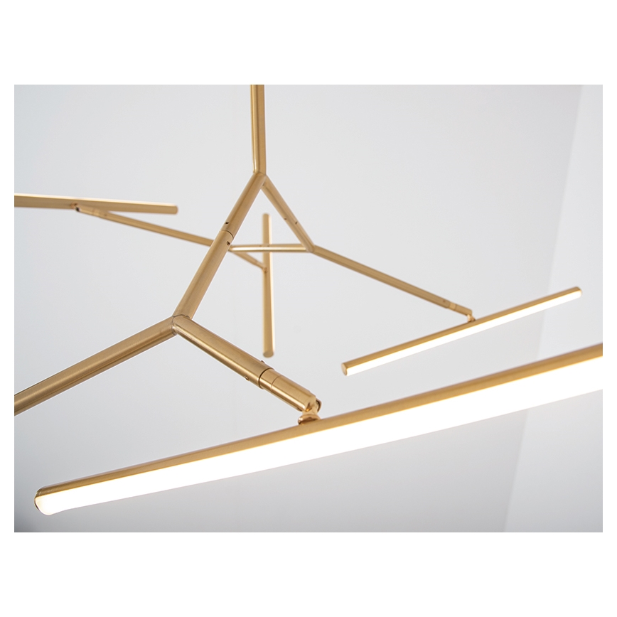 Zambelis 2071 - LED Stmívatelný lustr na tyči LED/49W/230V zlatá