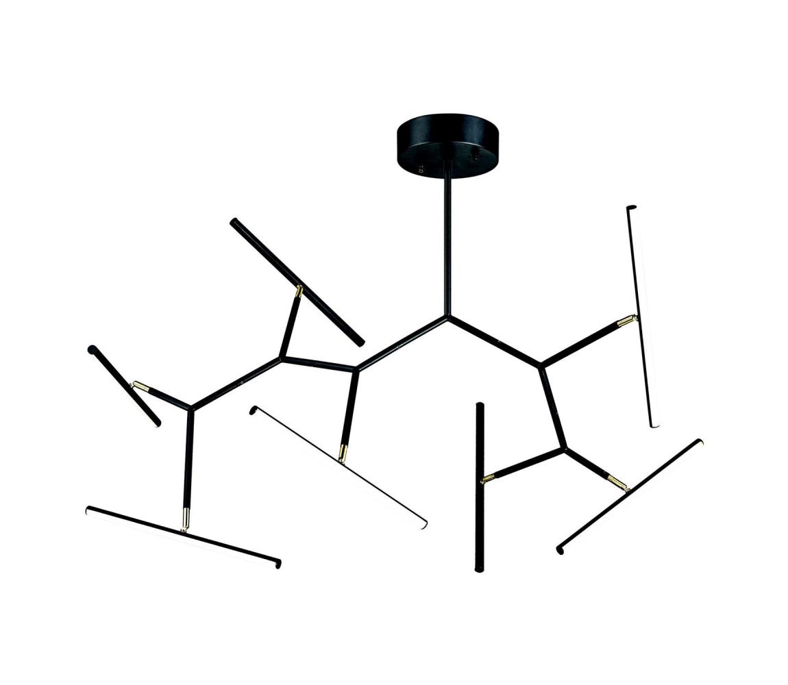 Zam Zam 2072 - LED Stmívatelný lustr na tyči LED/68W/230V černá 