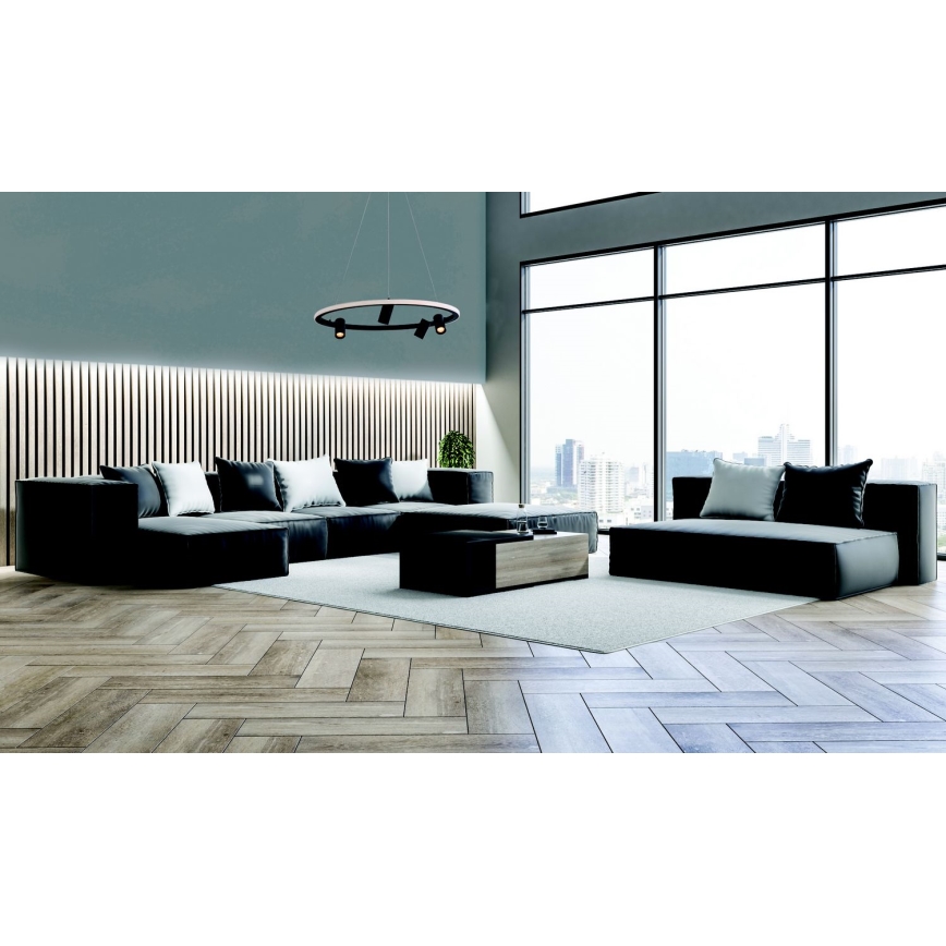 Zambelis 22013 - LED Stmívatelný lustr na lanku LED/59W/230V pr. 79 cm černá
