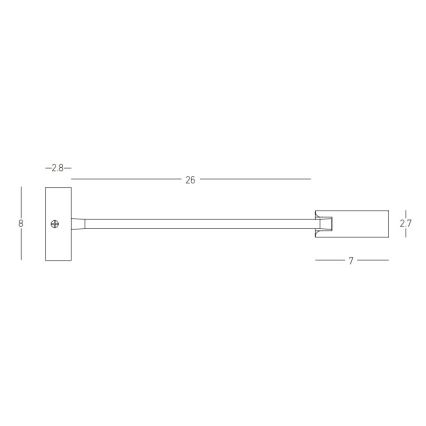 Zambelis 22050 - LED Flexibilní lampička LED/3W/230V CRI90 bílá