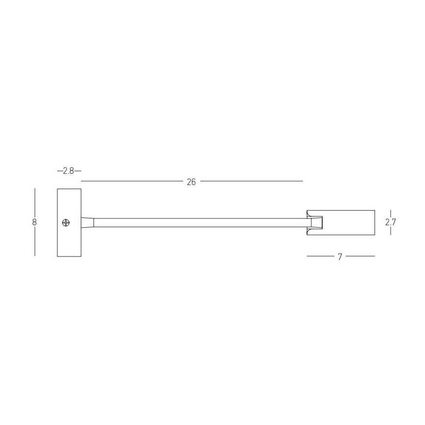 Zambelis 22050 - LED Flexibilní lampička LED/3W/230V CRI90 bílá