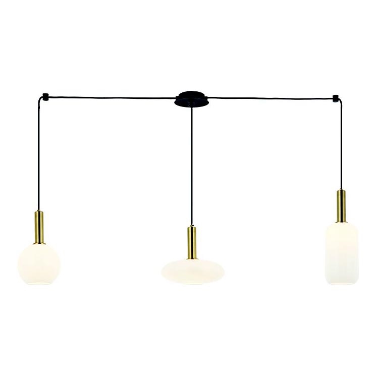 Zambelis 22151 - Lustr na lanku 3xE27/40W/230V pavouk zlatá