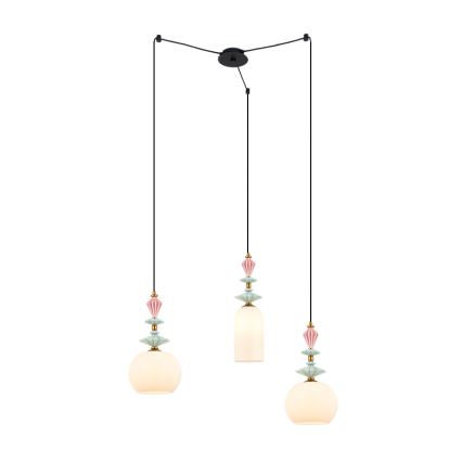 Zambelis A22079 - Náhradní stínidlo k lustru pr. 21 cm bílá