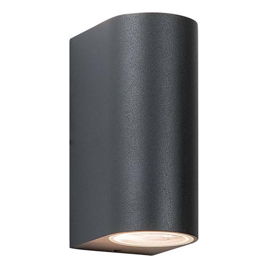 Zambelis E122 - Venkovní nástěnné svítidlo 2xGU10/15W/230V IP54 antracit