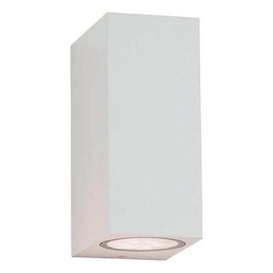 Zambelis E151 - Venkovní nástěnné svítidlo 2xGU10/15W/230V IP54 bílá