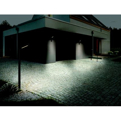 Zambelis E206 - LED Venkovní lampa LED/10W/230V IP54 antracit