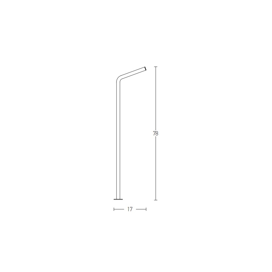 Zambelis E206 - LED Venkovní lampa LED/10W/230V IP54 antracit
