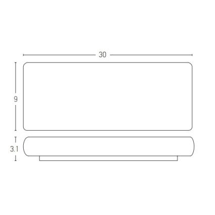 Zambelis E240 - LED Venkovní nástěnné svítidlo 2xLED/10W/230V IP65 antracit