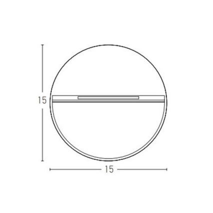 Zambelis E242-G - LED Venkovní schodišťové svítidlo LED/6W/230V IP65 antracit