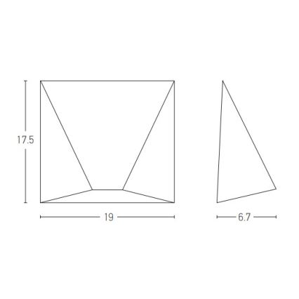 Zambelis E243 - LED Venkovní nástěnné svítidlo LED/7W/230V IP44 antracit