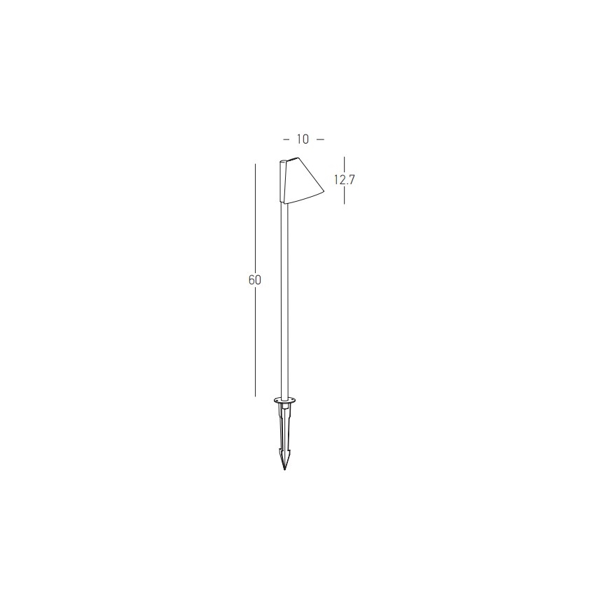 Zambelis E281 - Venkovní lampa 1xGU10/20W/230V IP65 antracit
