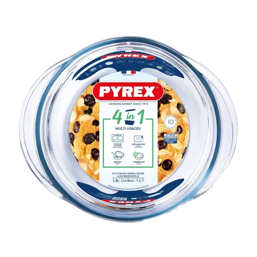 Zapékací mísa s víkem PYREX 1,3 l