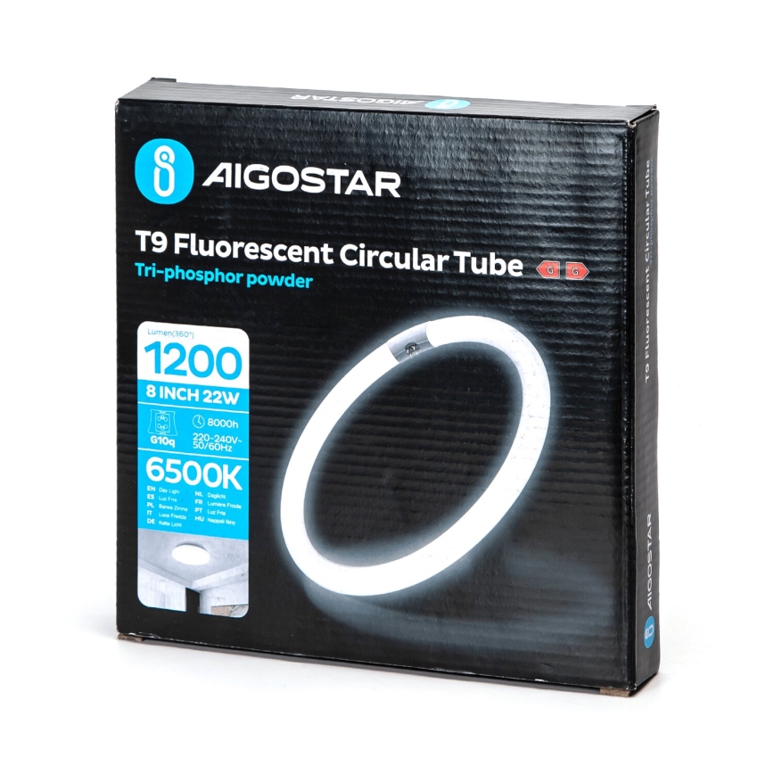 Zářivková trubice T9 G10Q/22W/230V 6500K - Aigostar