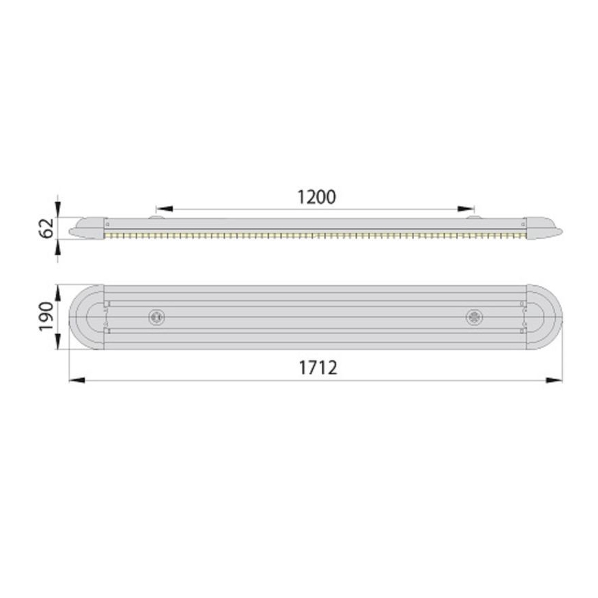 Zářivkové svítidlo ECO T8 2xG13/58W/230V